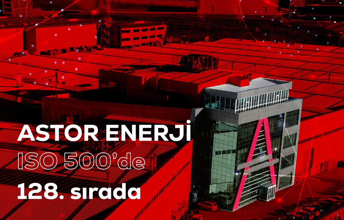 Astor Enerji A.Ş. sanayinin devleri arasında yer aldı