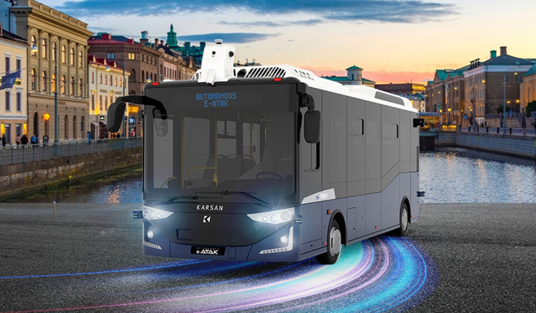 Karsan Otonom e-ATAK, İsveç’in Toplu Ulaşımında Yeni Bir Çığır Açacak