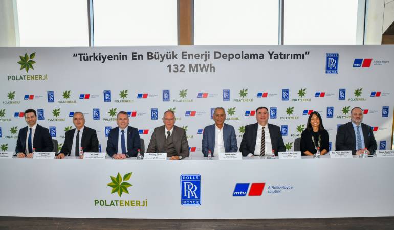 Polat Enerji ile Rolls-Royce Türkiye’nin En Büyük Enerji Depolama Anlaşmasına İmza Attı