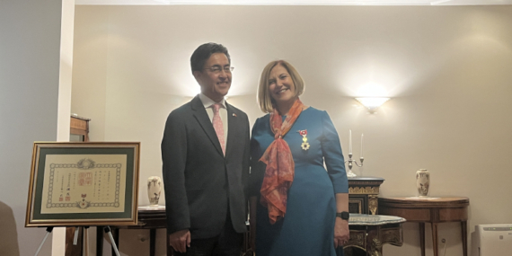 İnci Holding Yönetim Kurulu Üyesi Perihan İnci Japonya Devlet Nişanı ile onurlandırıldı