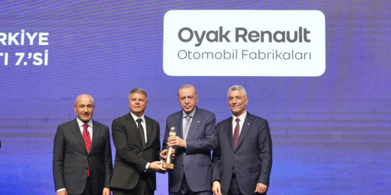 Oyak Renault, Türkiye’nin En Büyük 7. ihracatçısı oldu