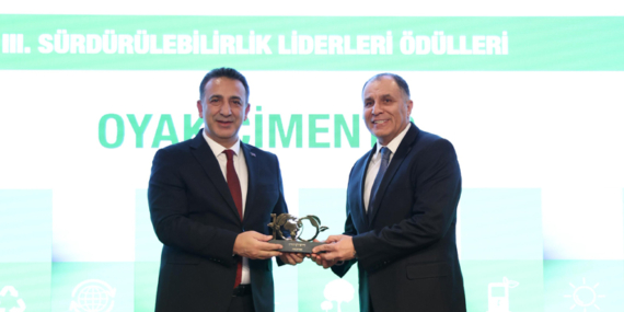 OYAK Çimento’ya ‘Sürdürülebilirlik Liderleri’ Ödülü
