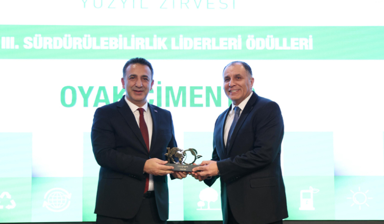 OYAK Çimento’ya ‘Sürdürülebilirlik Liderleri’ Ödülü