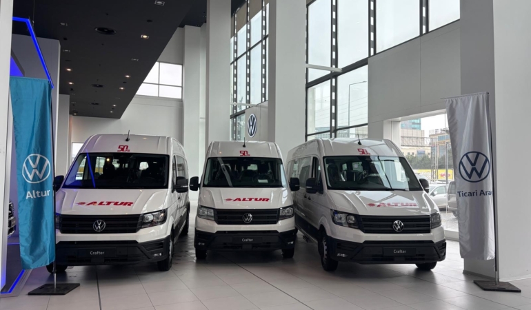 Altur Turizm Filoya 80 Volkswagen Crafter Kattı: Taşımacılıkta Yeni Dönem Başlıyor