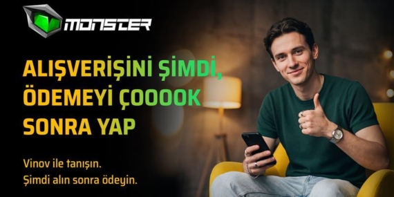 Monster ve VakıfBank İş Birliği: 6 Ay Sonra Vade Farksız Ödeme Seçeneği