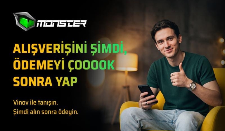 Monster ve VakıfBank İş Birliği: 6 Ay Sonra Vade Farksız Ödeme Seçeneği