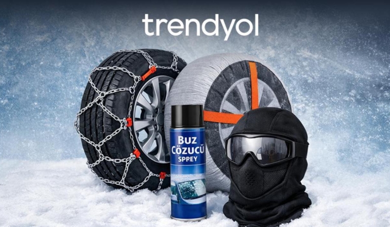 Trendyol’da Kış Ürünleri Satışı Patladı: Lastik Zincirinde 10 Kat Artış