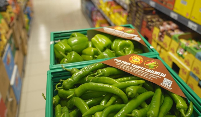 ŞOK Marketler Pestisit Analizini Biberlere Genişletti: Taze Ürünlerde Güven Artıyor
