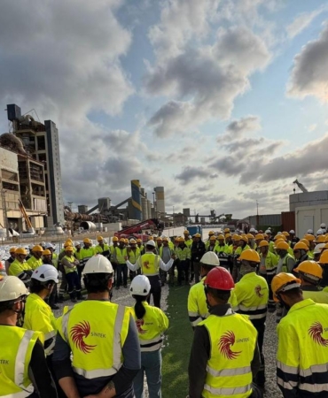 Sintek Group Projelerinde İş Sağlığı Güvenliği: 2,5 Milyon Saat Kazasız Çalışma