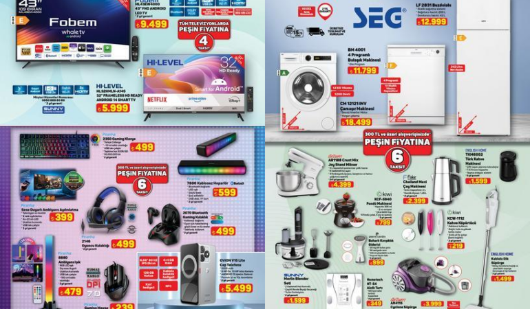 A101 Teknolojik Ürünlerde Kampanya Başlattı: Taksit İmkanıyla Rekabet Kızışıyor