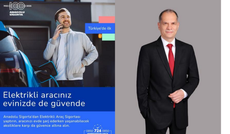 Anadolu Sigorta’dan Elektrikli Araçlara Evde Şarj Garantisi: Kasko Sigortasında Yeni Teminat