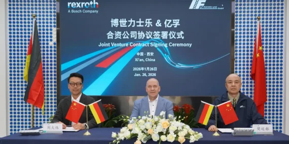 Bosch Rexroth Çin’de Yeni Ortaklığa Düğmeye Bastı: Sektörde Kritik Adım Atıldı