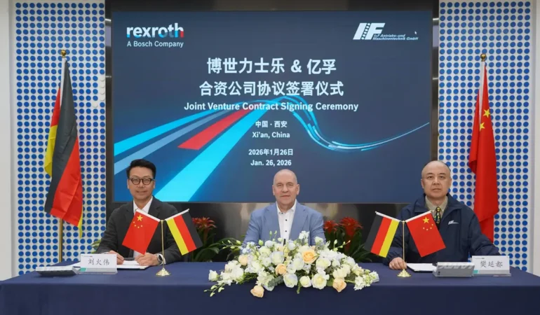 Bosch Rexroth Çin’de Yeni Ortaklığa Düğmeye Bastı: Sektörde Kritik Adım Atıldı