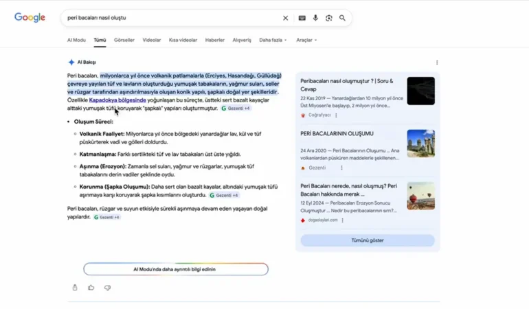 Google Türkiye’de Düğmeye Bastı: Arama Artık Eskisi Gibi Olmayacak