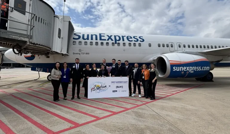 Bodrum Havalimanı’nda Tarihi Sezon Açılışı