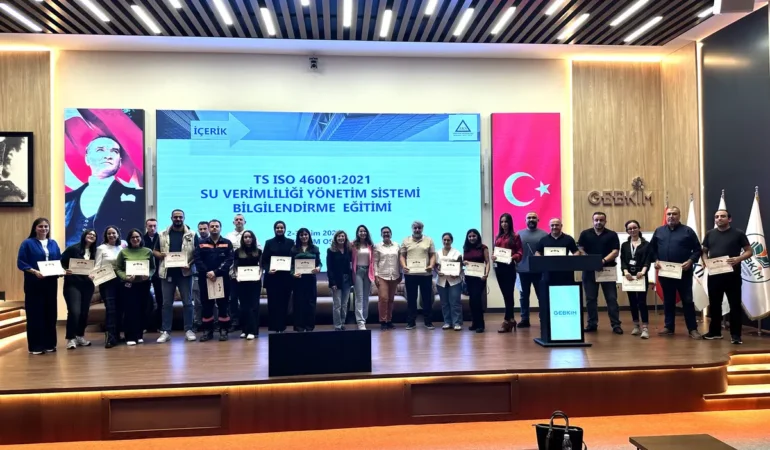 GEBKİM’de Su Verimliliğinde Çığır Açan Proje