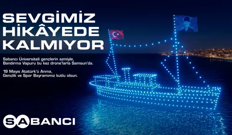Bandırma Vapuru Gökyüzünde Yeniden Canlandı